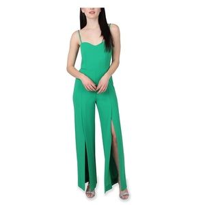 Green jumpsuit BeBe from Nordstrom